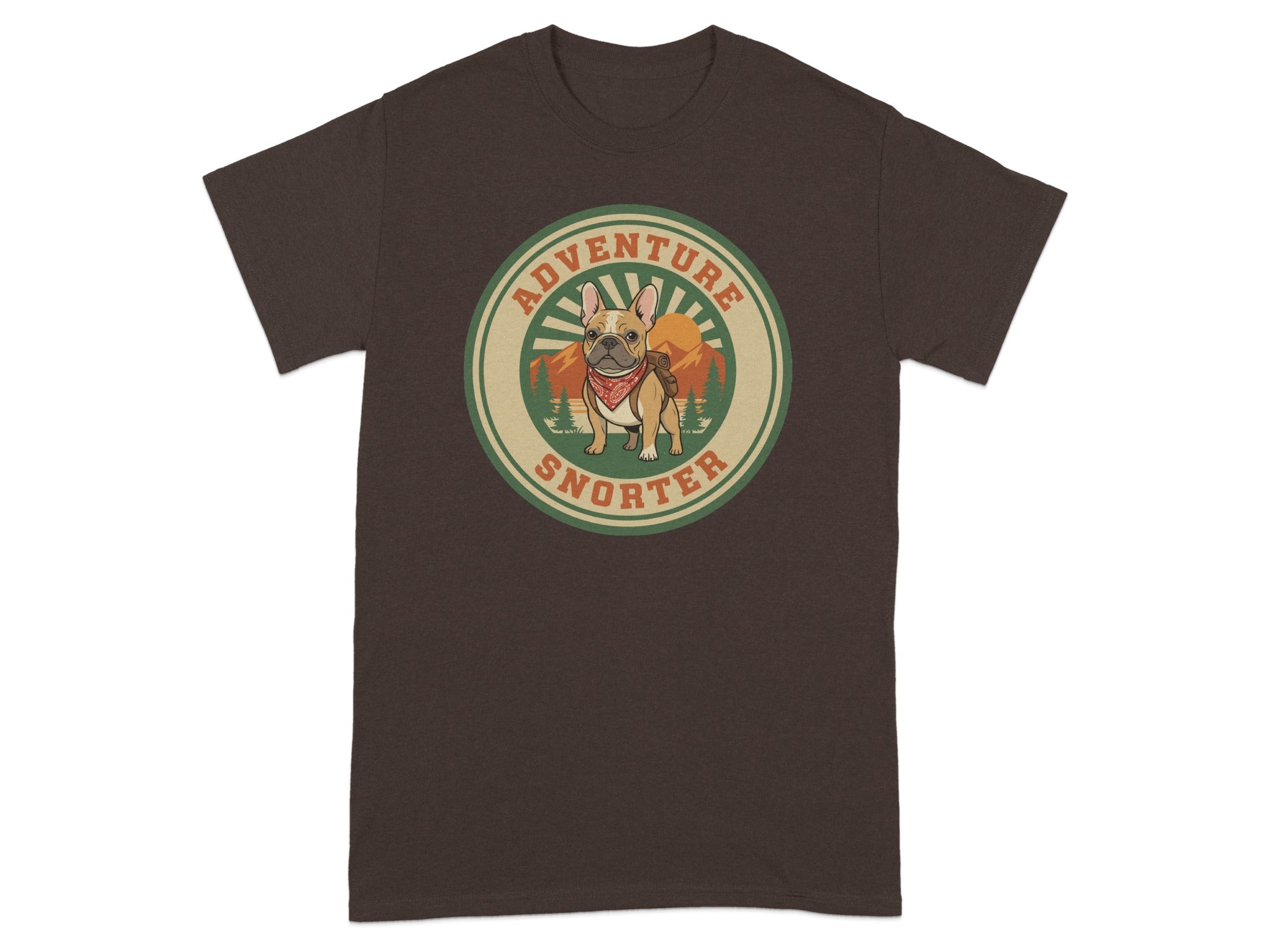 Adventure Snorter Dog Graphic T-Shirt