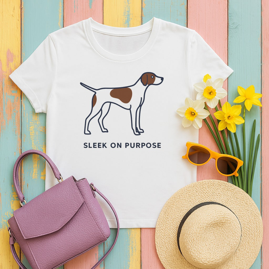 Pointer Sleek on Purpose T-shirt in White