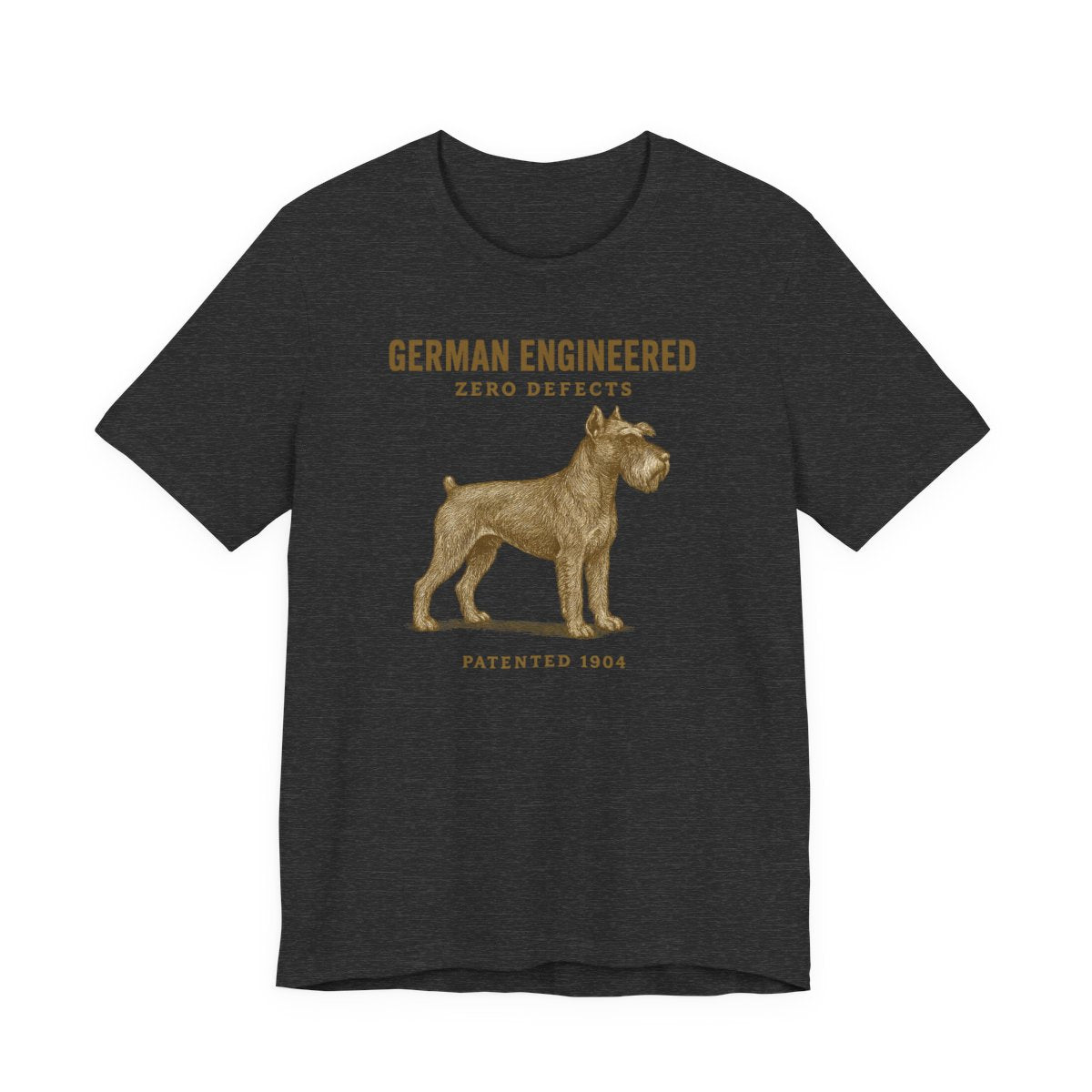 German Engineered Zero Defects Schnauzer T-Shirt