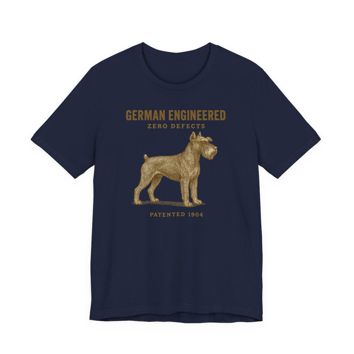 German Engineered Zero Defects Schnauzer T-Shirt