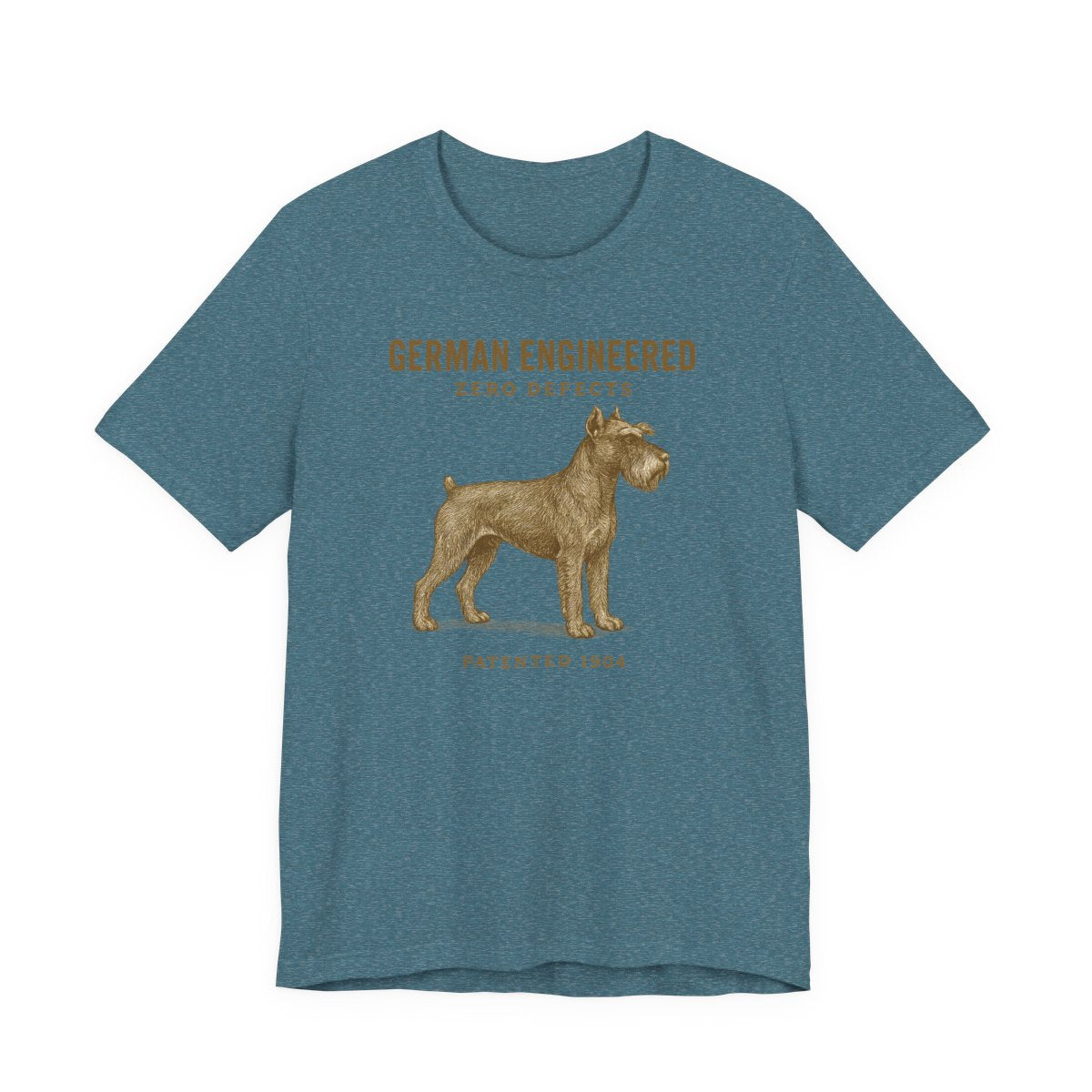 German Engineered Zero Defects Schnauzer T-Shirt