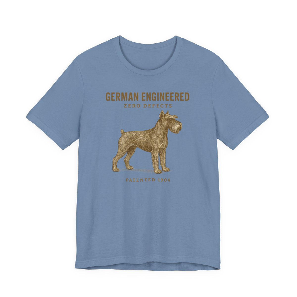 German Engineered Zero Defects Schnauzer T-Shirt
