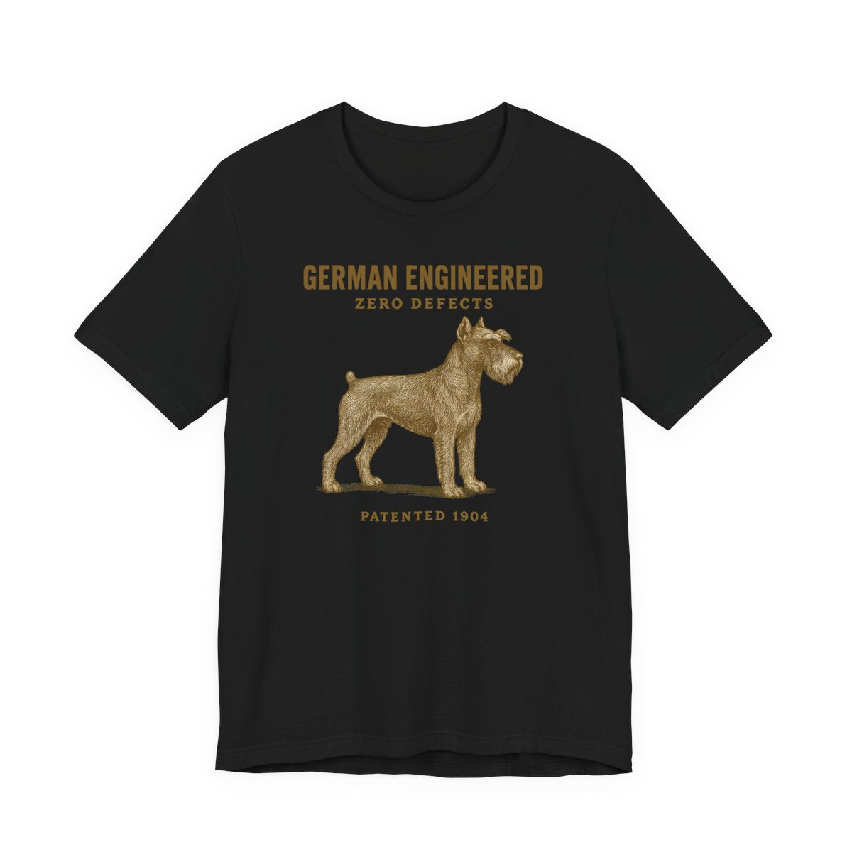German Engineered Zero Defects Schnauzer T-Shirt