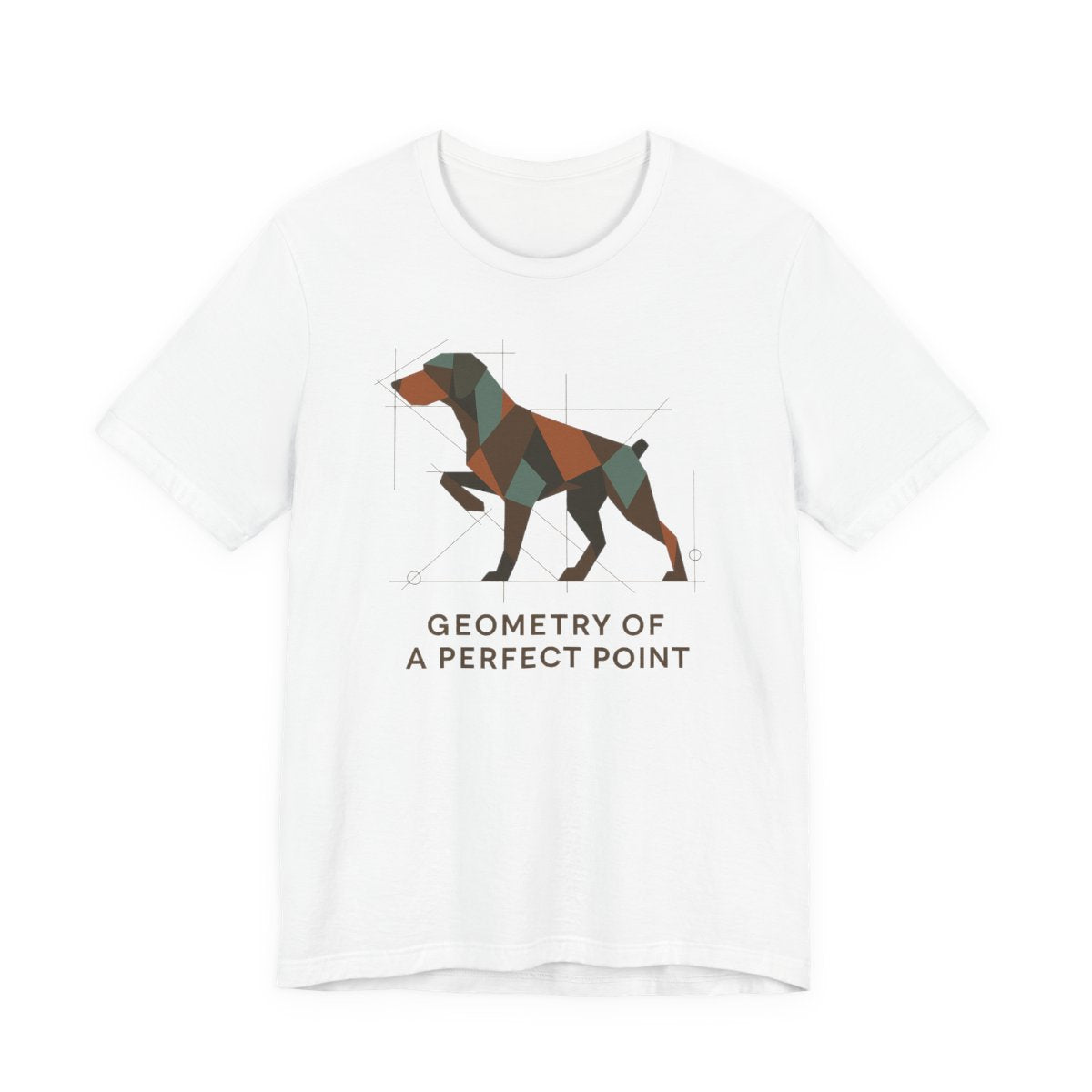 German Shorthaired Pointer Geometry of a Perfect Point T-shirt