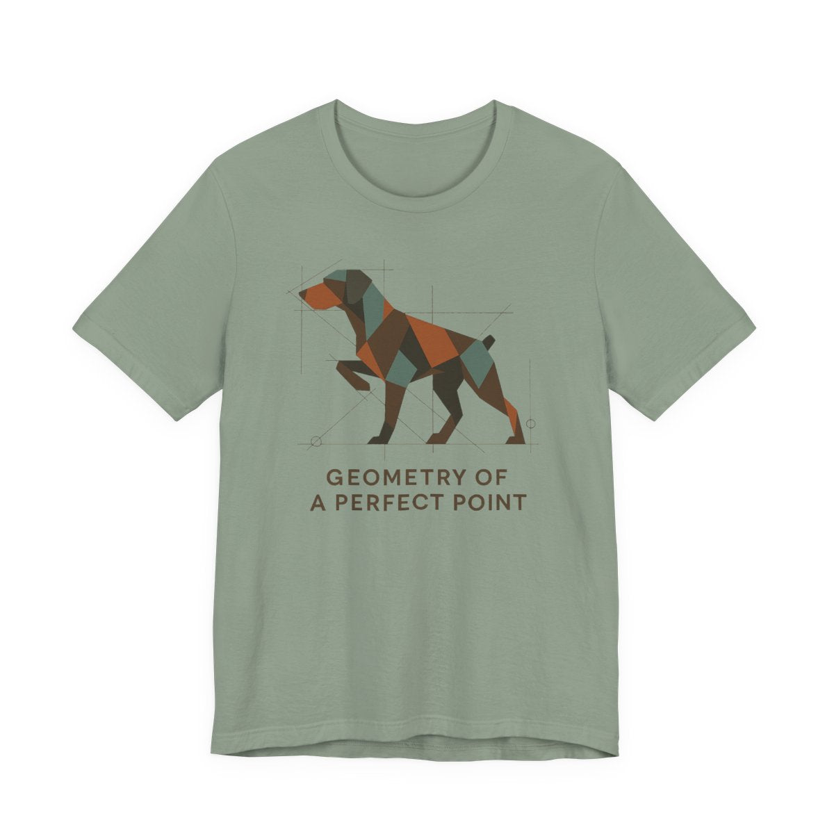 German Shorthaired Pointer Geometry of a Perfect Point T-shirt