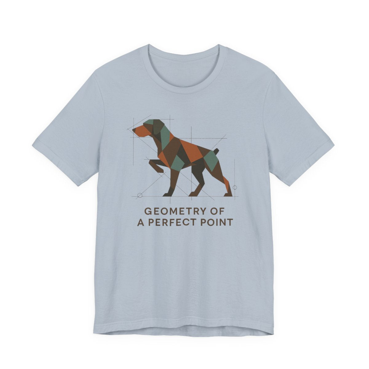 German Shorthaired Pointer Geometry of a Perfect Point T-shirt