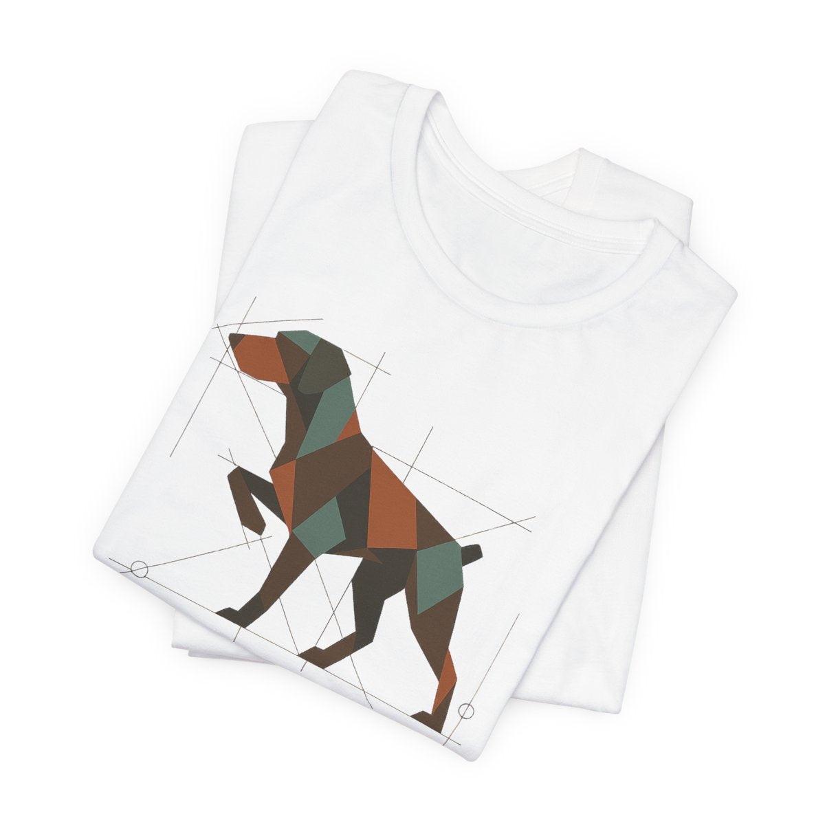 German Shorthaired Pointer Geometry of a Perfect Point T-shirt
