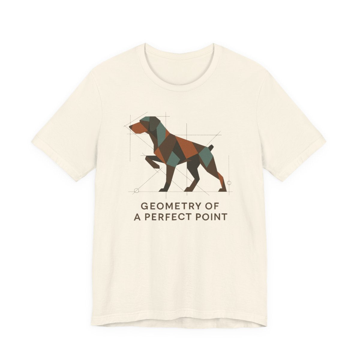 German Shorthaired Pointer Geometry of a Perfect Point T-shirt