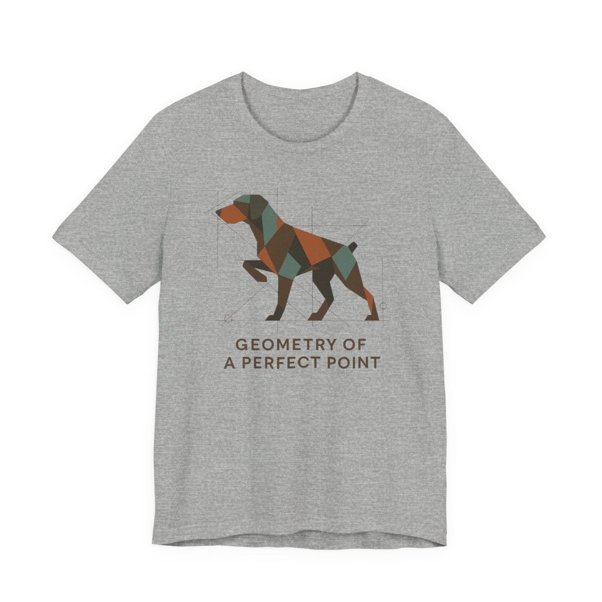 German Shorthaired Pointer Geometry of a Perfect Point T-shirt