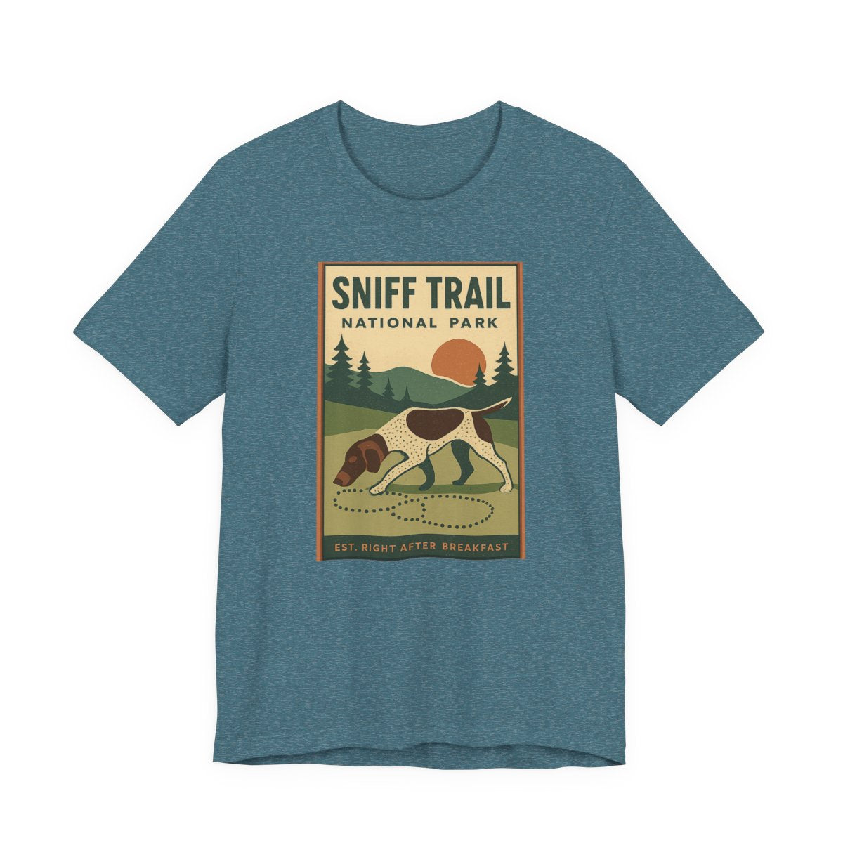 German Shorthaired Pointer Sniff Trail National Park T-shirt