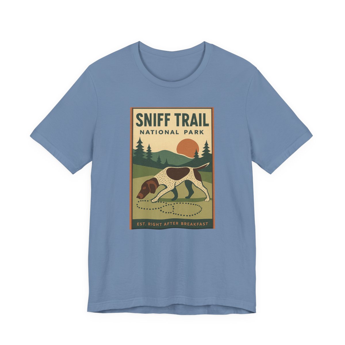 German Shorthaired Pointer Sniff Trail National Park T-shirt