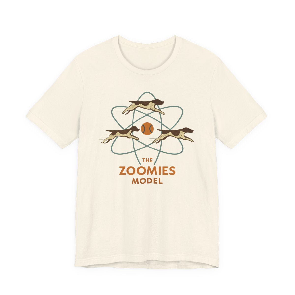 German Shorthaired Pointer Zoomies Atomic Model T-shirt