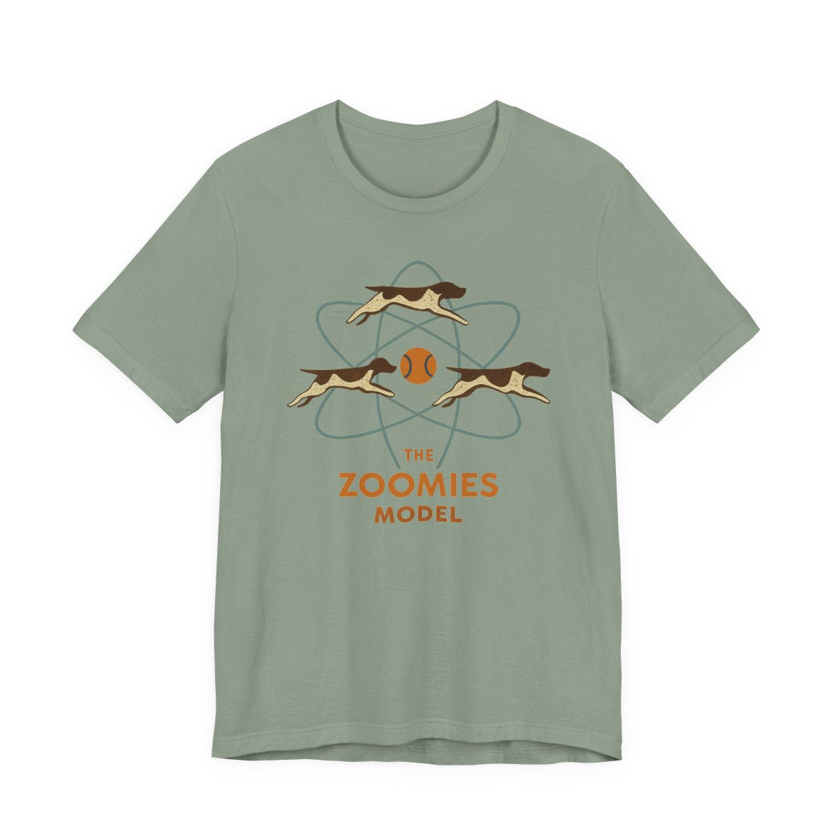 German Shorthaired Pointer Zoomies Atomic Model T-shirt