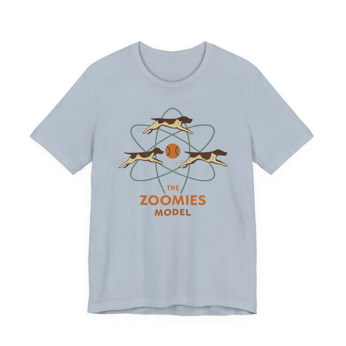 German Shorthaired Pointer Zoomies Atomic Model T-shirt