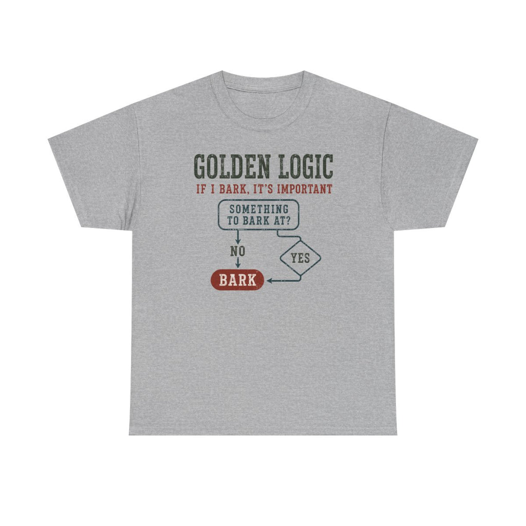 Golden Logic Bark Flowchart T-Shirt