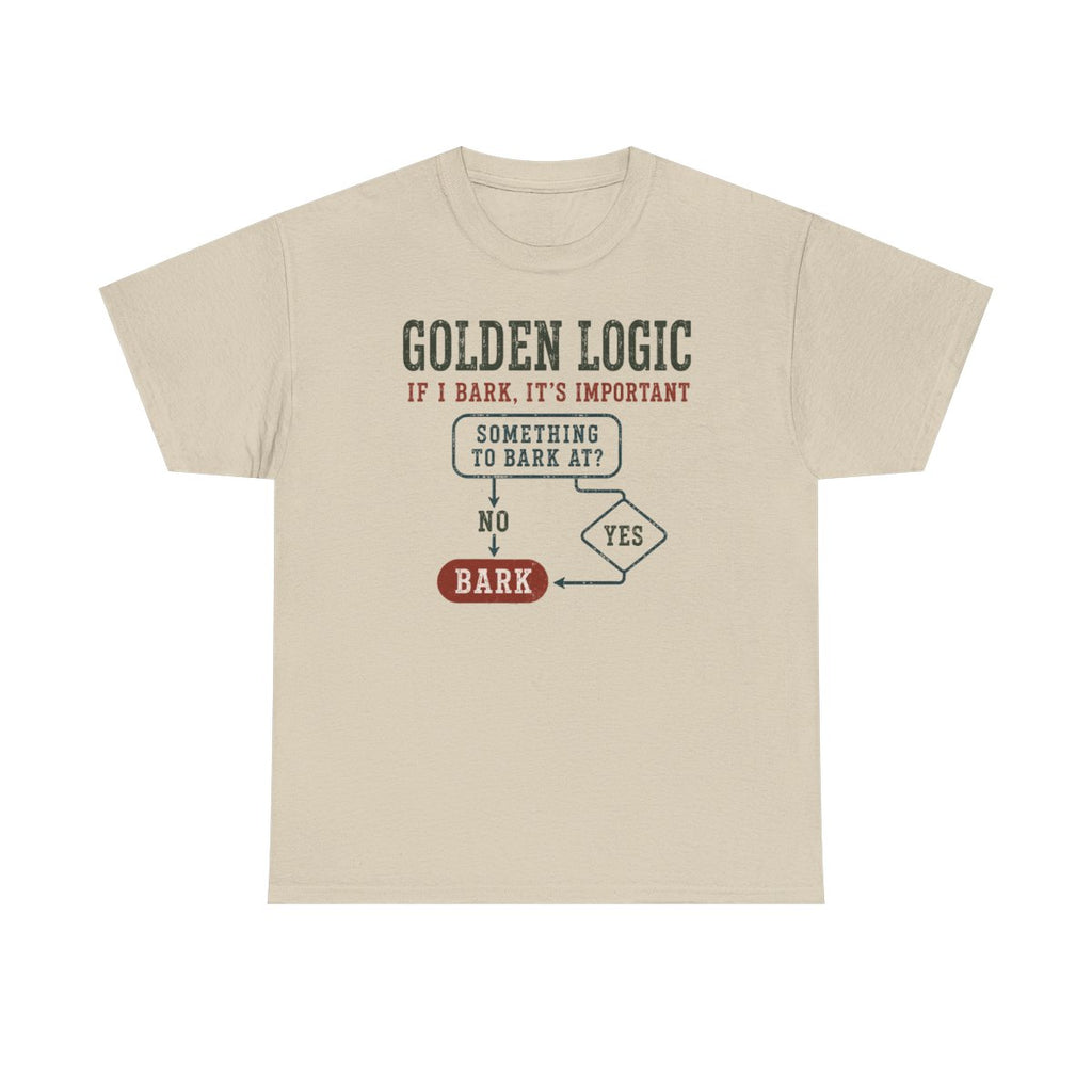 Golden Logic Bark Flowchart T-Shirt