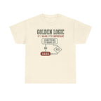 Golden Logic Bark Flowchart T-Shirt