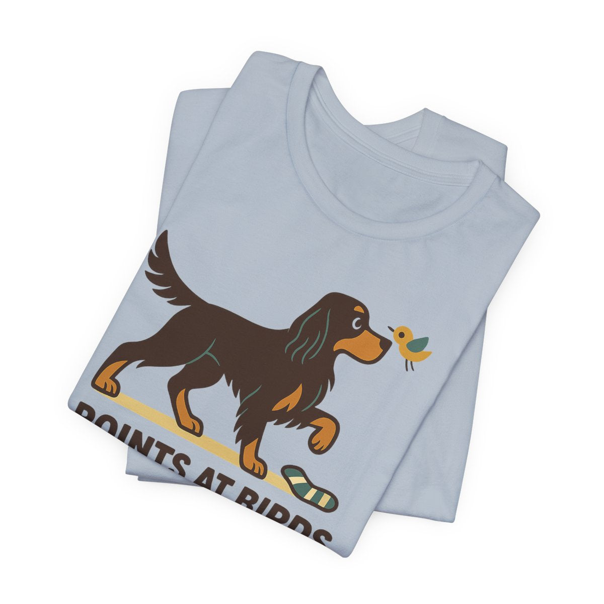 Gordon Points at Birds Also Socks Tee