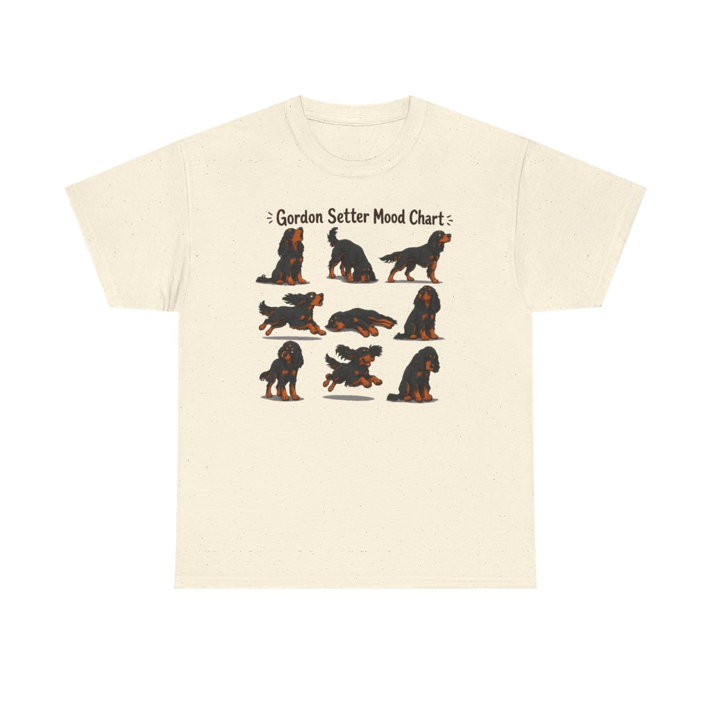 Gordon Setter Mood Chart T-Shirt