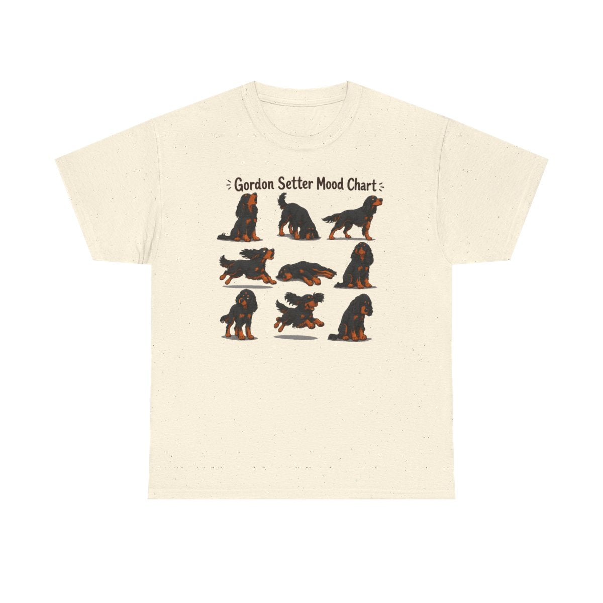 Gordon Setter Mood Chart T-Shirt