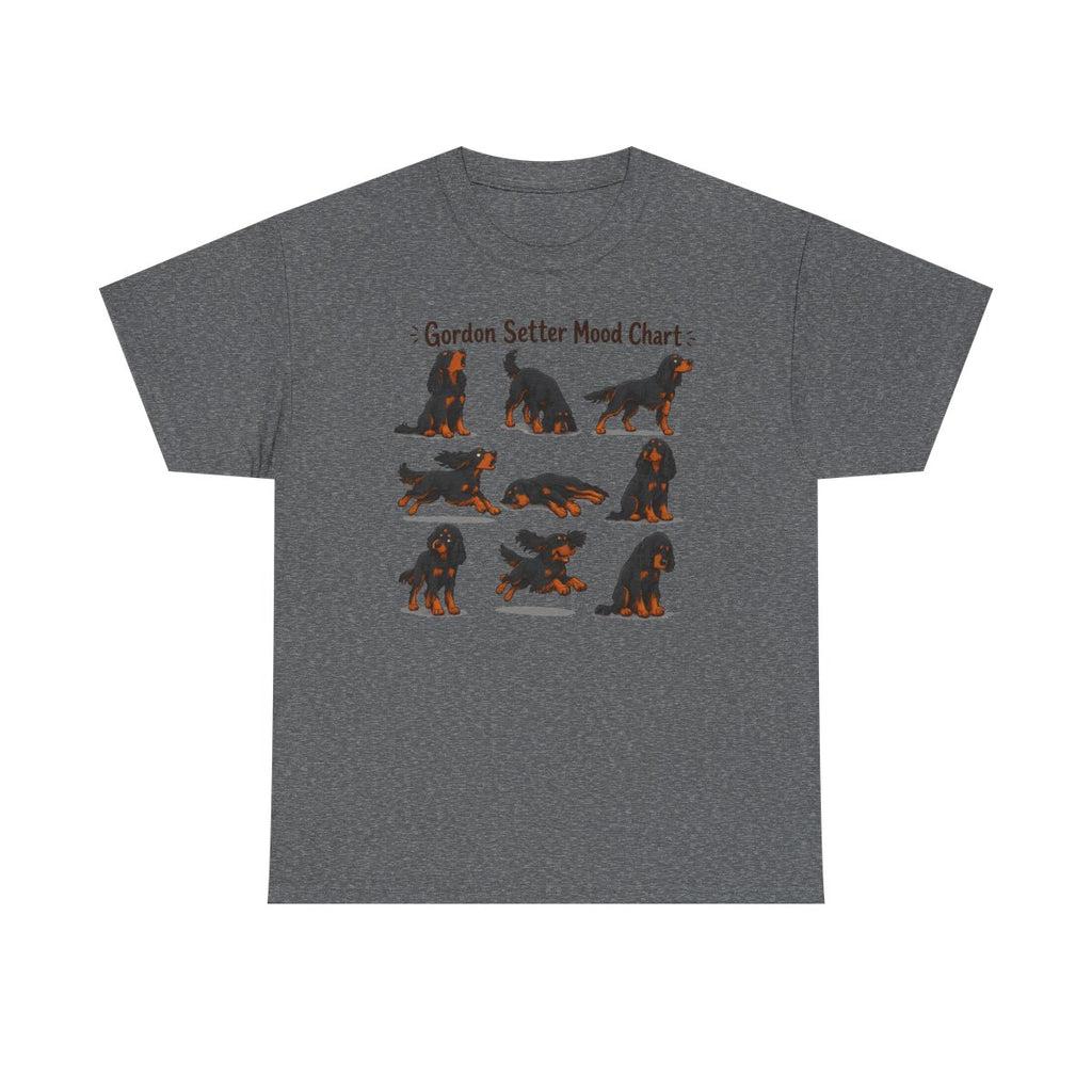 Gordon Setter Mood Chart T-Shirt