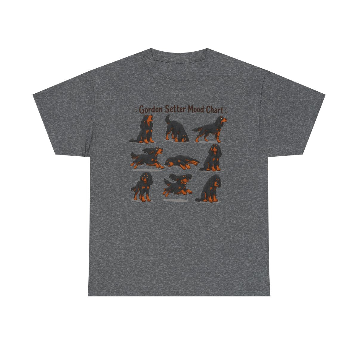 Gordon Setter Mood Chart T-Shirt