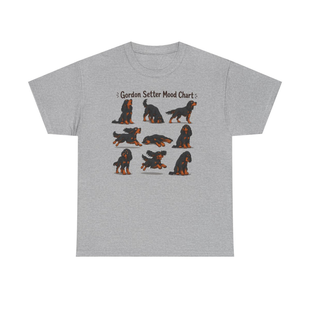 Gordon Setter Mood Chart T-Shirt
