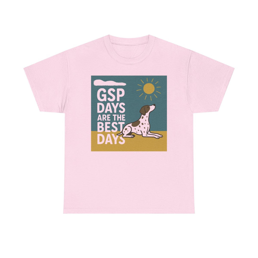 GSP Best Days Premium Graphic t-shirt, Light Pink