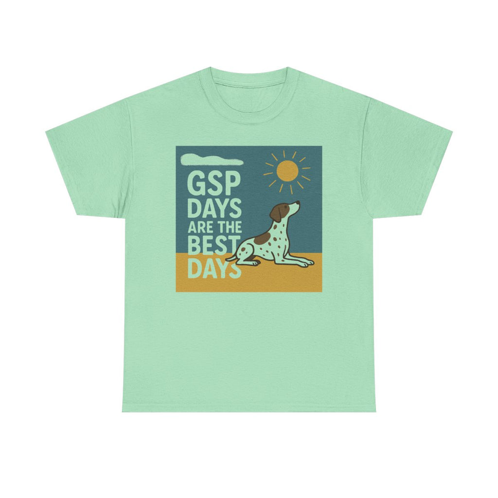 GSP Best Days Premium Graphic t-shirt, Mint Green