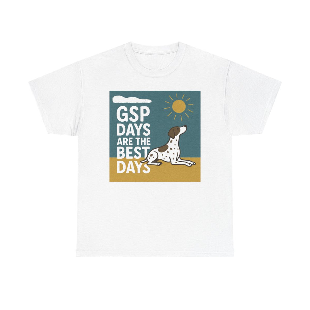 GSP Best Days Premium Graphic t-shirt, White
