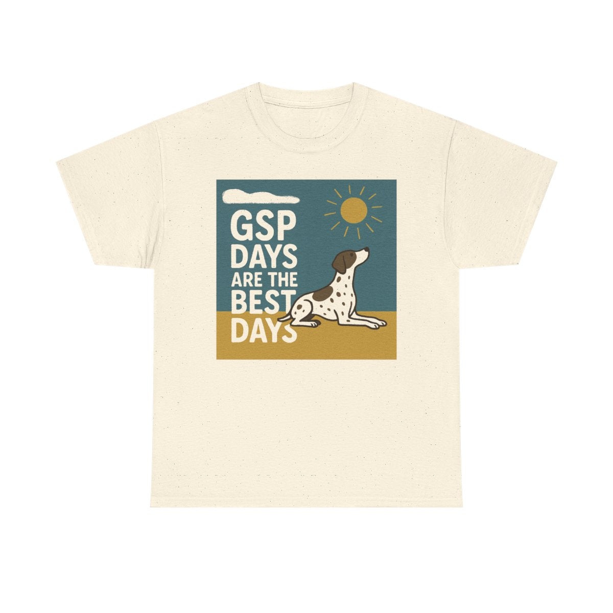 GSP Best Days Premium Graphic t-shirt, Natural