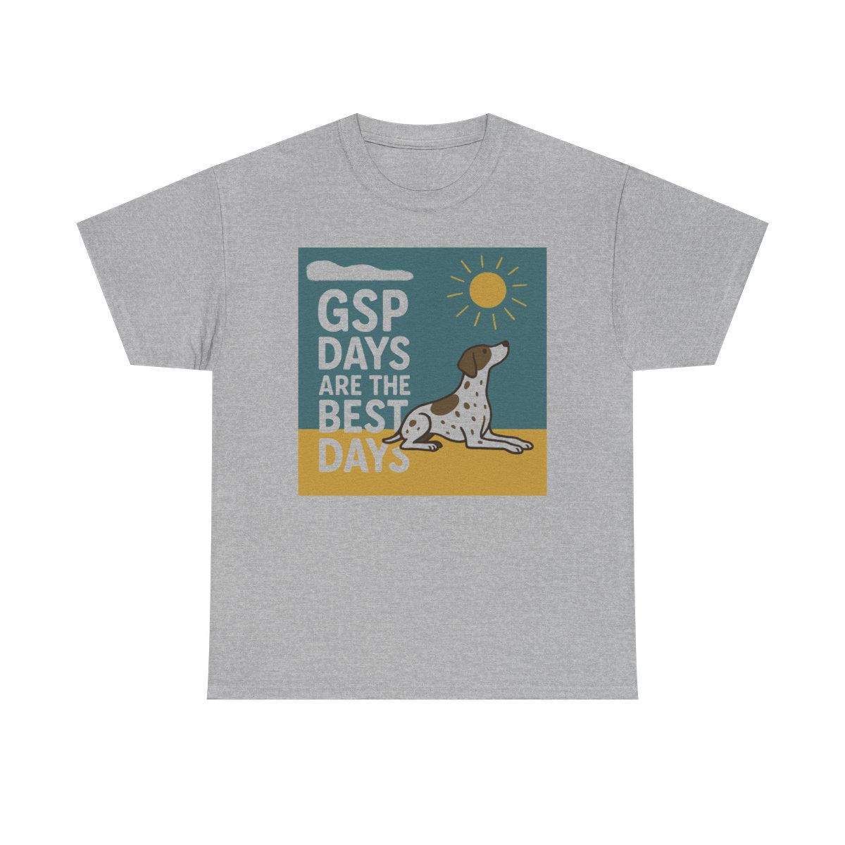 GSP Best Days Premium Graphic t-shirt, Sport Grey