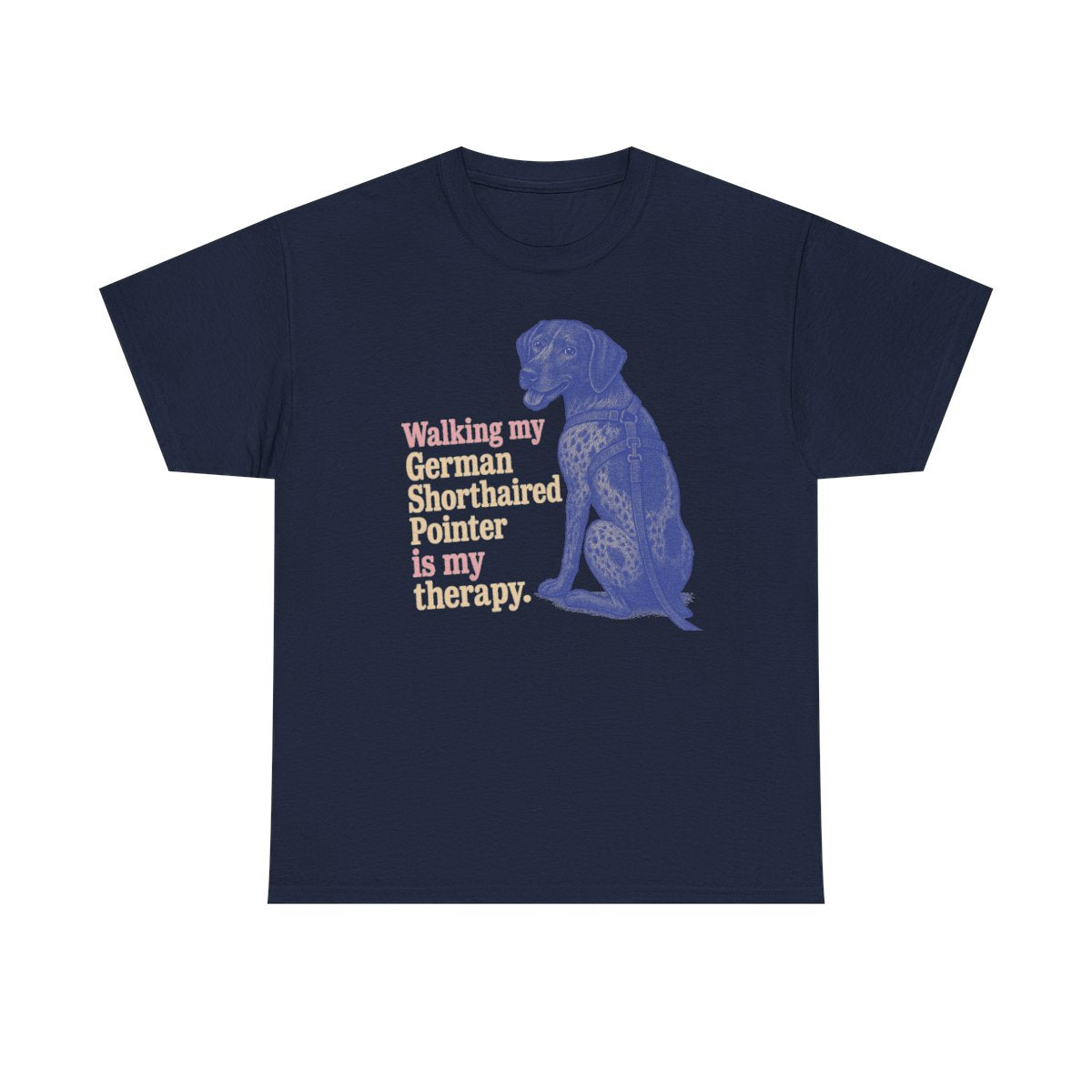 GSP Therapy Vintage Graphic t-shirt, Navy