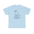 Happy Is My Resting Face - Funny Black Lab t-shirt, view 5