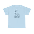 Happy Is My Resting Face - Funny Chocolate Lab t-shirt, view 5