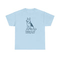 Happy Is My Resting Face - Funny German Shepherd t-shirt, view 5