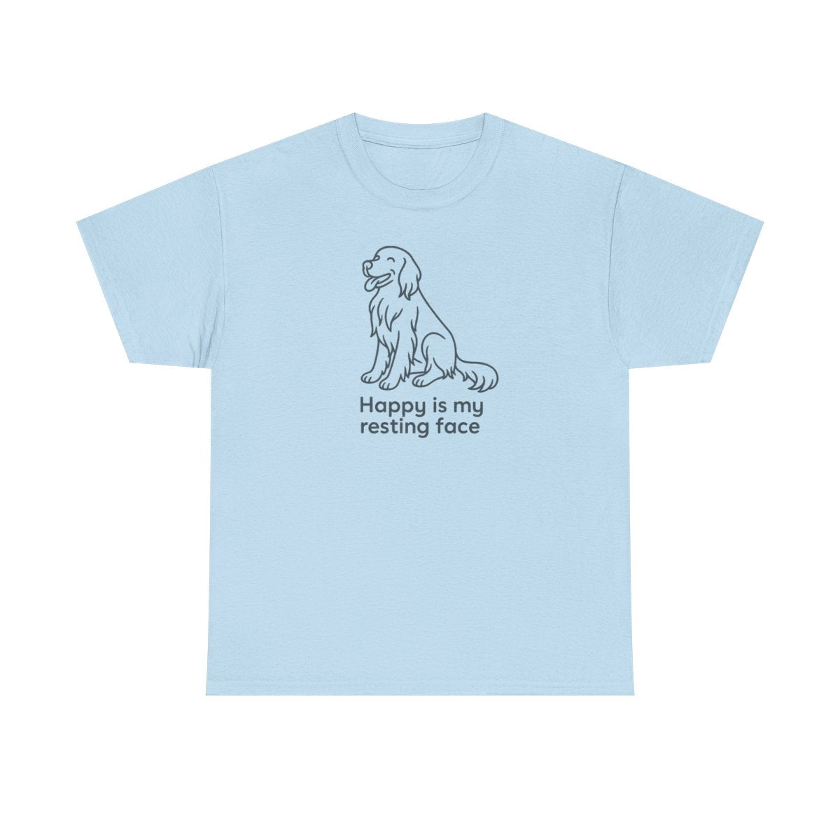 Happy Is My Resting Face - Funny Gordon Setter T-shirt