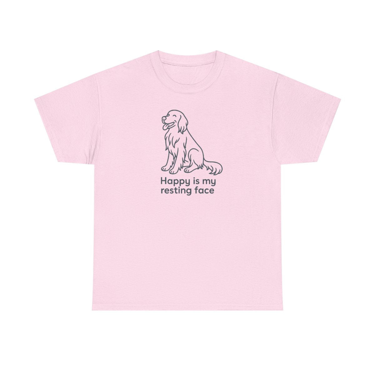 Happy Is My Resting Face - Funny Gordon Setter T-shirt