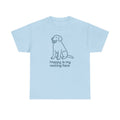 Happy Is My Resting Face - Funny Yellow Lab t-shirt, view 5