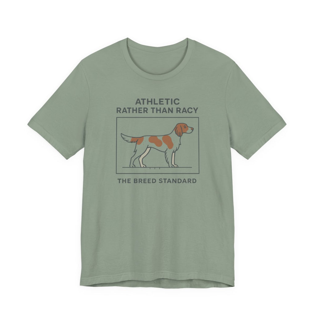 Irish Red and White Setter Athletic Rather Than Racy Tee