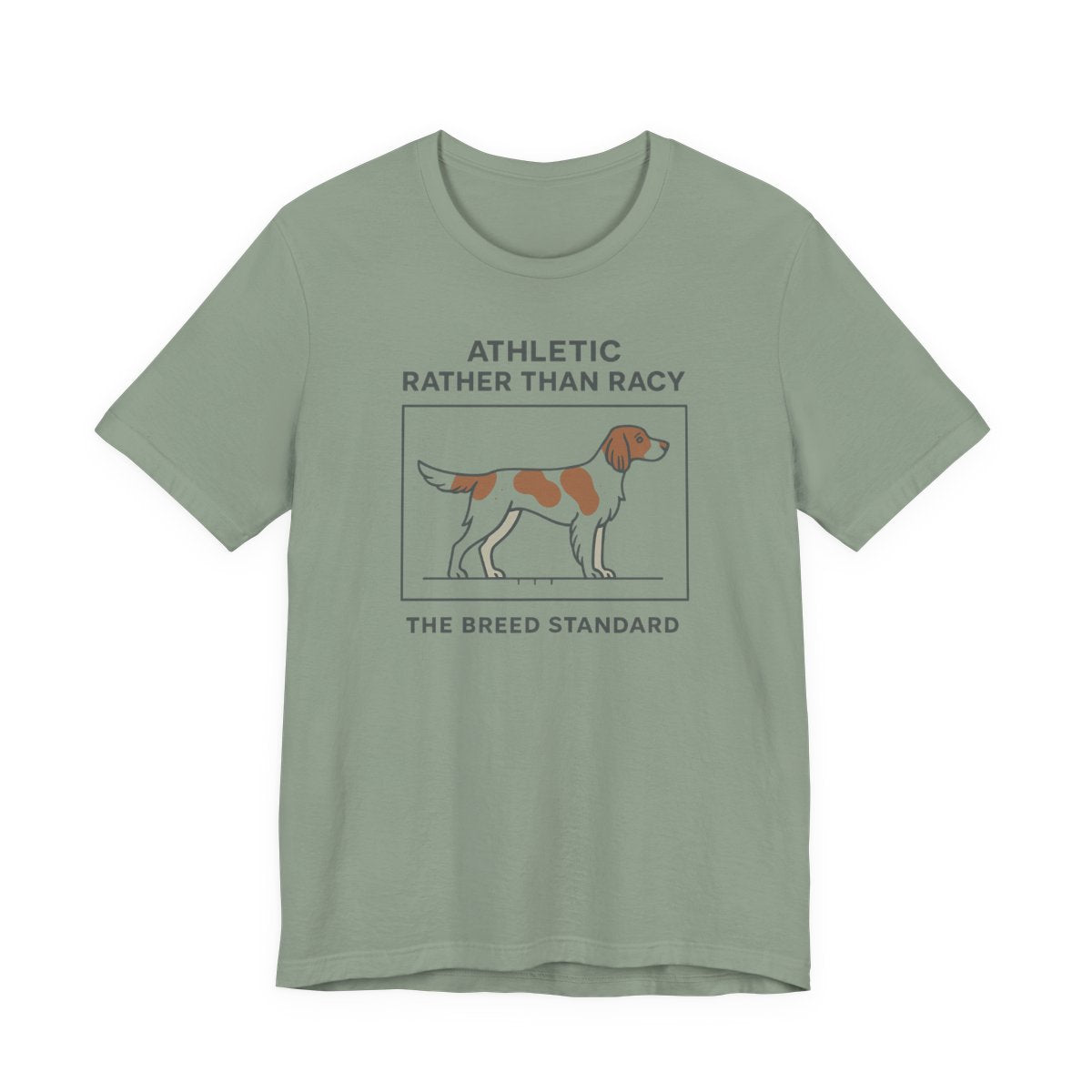Irish Red and White Setter Athletic Rather Than Racy Tee