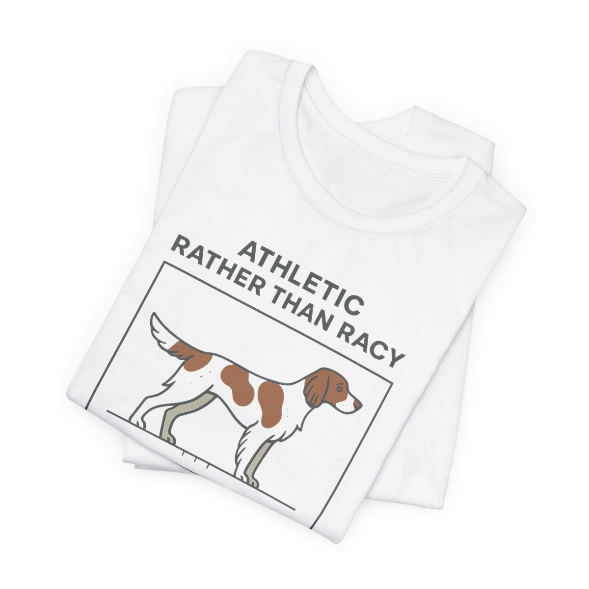 Irish Red and White Setter Athletic Rather Than Racy Tee