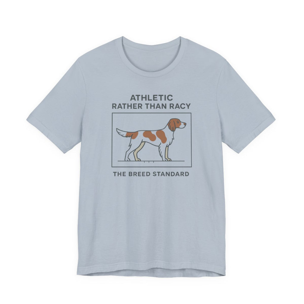 Irish Red and White Setter Athletic Rather Than Racy Tee