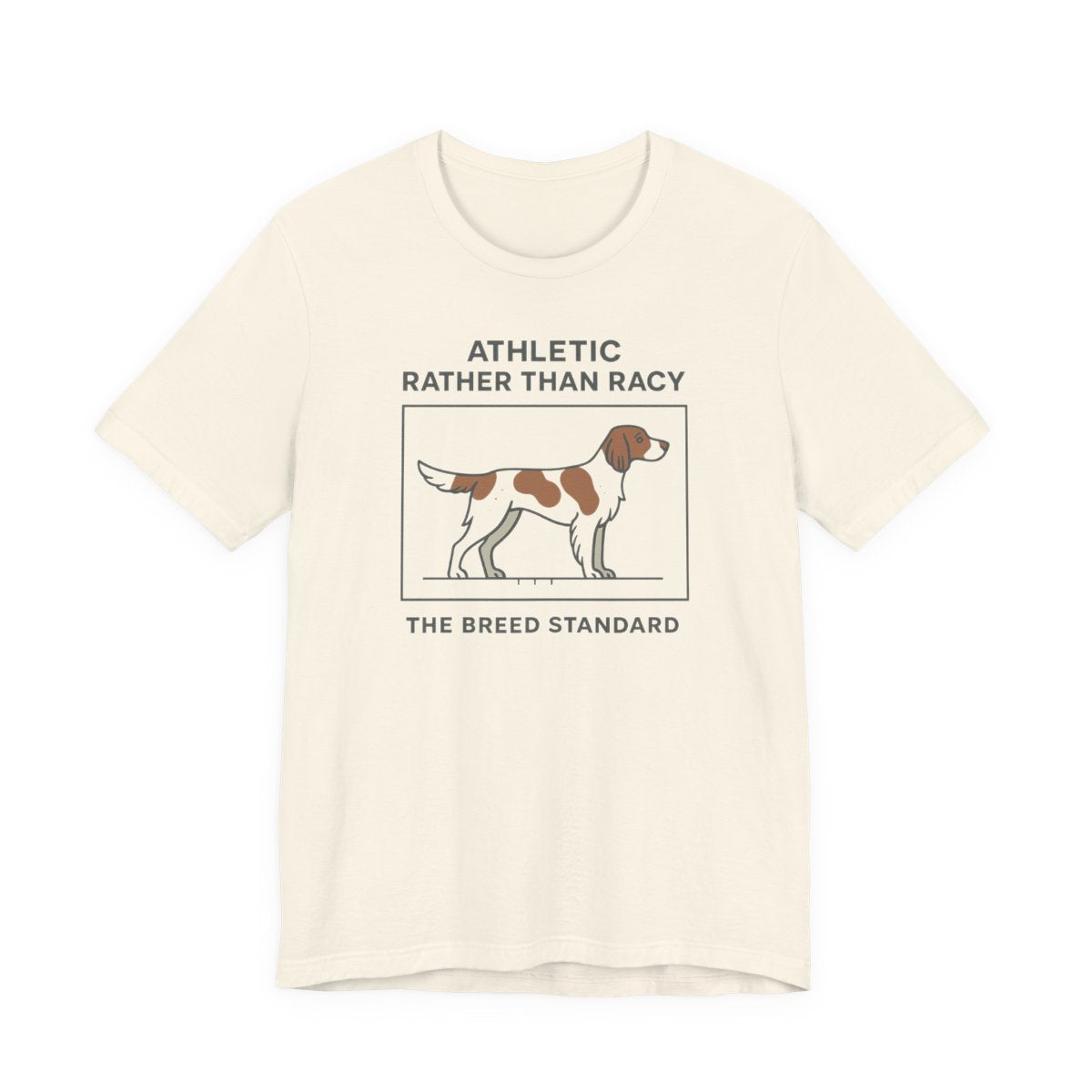 Irish Red and White Setter Athletic Rather Than Racy Tee