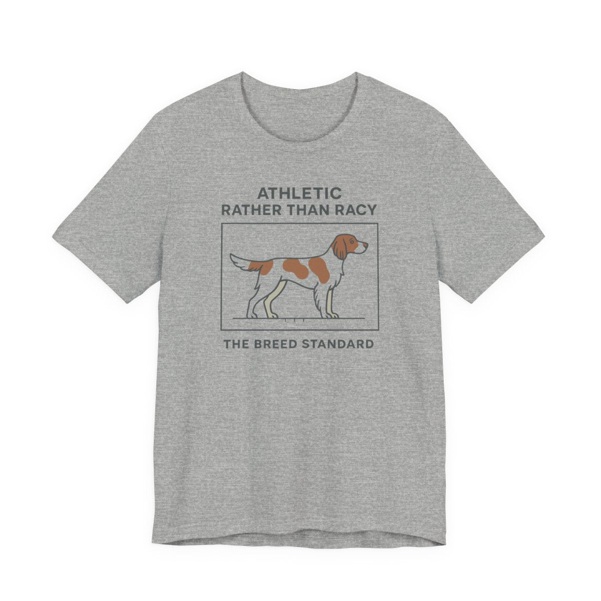 Irish Red and White Setter Athletic Rather Than Racy Tee