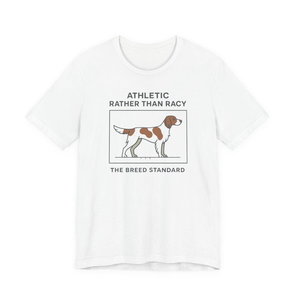 Irish Red and White Setter Athletic Rather Than Racy Tee