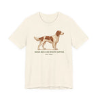 Irish Red and White Setter Engraved Plate Tee