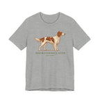 Irish Red and White Setter Engraved Plate Tee