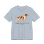 Irish Red and White Setter Engraved Plate Tee