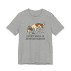 Irish Red and White Setter Every Walk Is an Investigation Tee